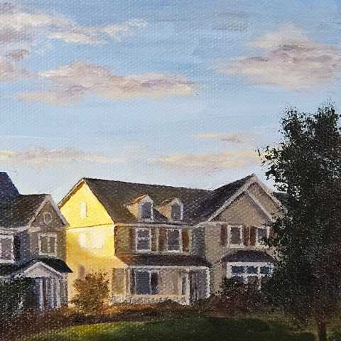 One House in Sunlight